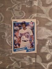 1990 Fleer Baseball Texas Rangers - RC Juan Gonzalez #287
