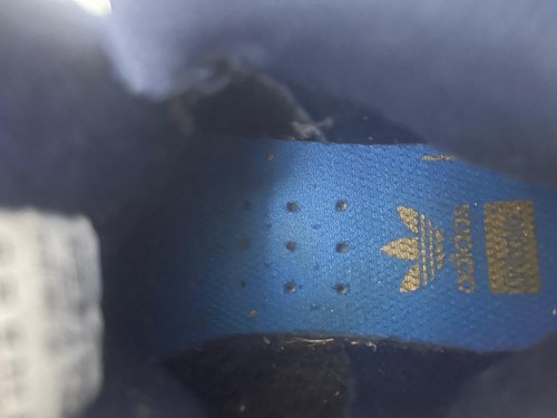 Adidas Kids Basketball Trainers Blue High Top Sneakers Size UK 11K - B20 - Picture 6 of 7