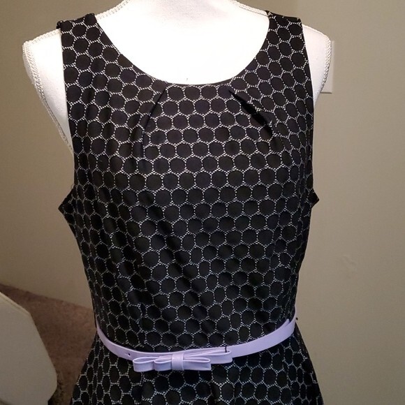 Elle Sleeveless Fit & Flare Dress with Belt Size M | eBay Elle Sleeveless Fit & Flare Dress with Belt Size M | eBay