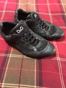 men's black dolce and gabbana trainers