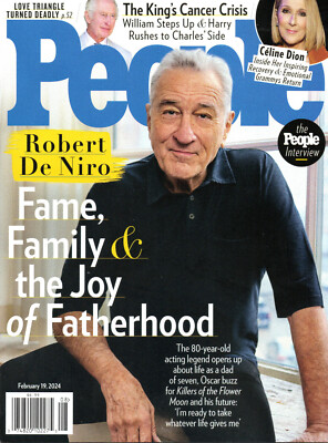 PEOPLE Magazine Feb. 19 2024 Robert De Niro Billy Dee Williams John Leguizamo