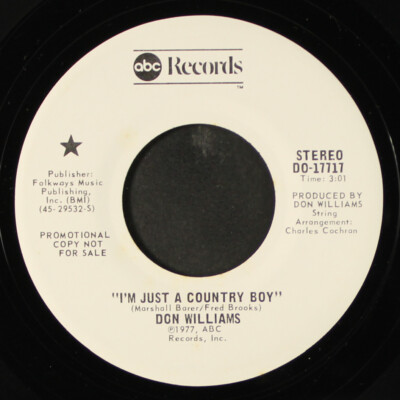 Just A Country Boy - Williams, Don