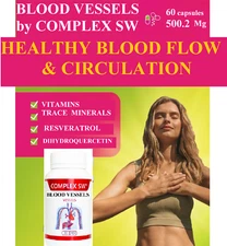 BLOOD PRESSURE & CIRCULATION SUPPORT HEALTHY CHOLESTEROL  ARTERY CLEANSE PROTECT