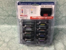 Wahl 3390 Professional 8 PK Cutting Guides + Organizer. Used.