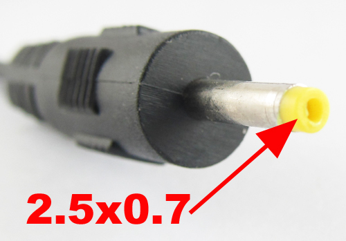 Uxcell Tip Adapter Connector Converter 5.5x2.1mm to 2.5x0.7mm 15cm DC Power Connect 2pcs