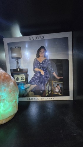 Gloria Estefan Raices Vinyl Record 2LP Aqua Blue Marbled Raíces Album prezzo ebay