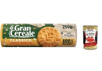6X Mulino Bianco Gran Cereale Classico Mehrkornkekse 250G+Italian Polpa 400G
