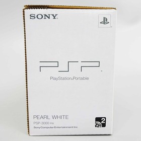 SONY PSP Playstation Portable Console Pearl White PSP-3000 PW Japan NEW