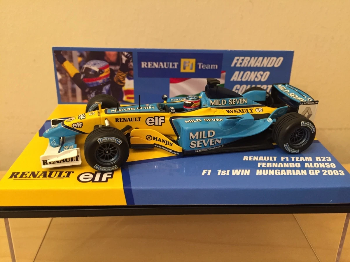 MINICHAMPS 1:43 RENAULT F1 R26 F. Alonso Michelin Collection « Léger
