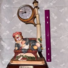 Ornate Clock with Clown Figurine, The No. One...