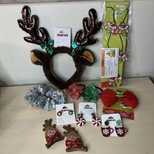 CLAIRE  S Christmas LOT Earrings Hair Bows Teacher Girl Accessories Holiday