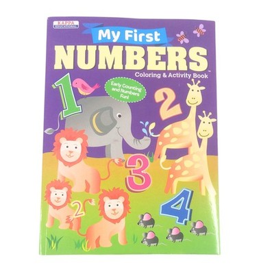My First Words Coloring and Activity Book for Kids   Learn, Color, and Play