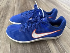 Nike Zoom Rival Distance Track  Field Spike Shoes Blue/White Men  s Size 12