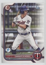 2022 Bowman Draft 1st Edition Tanner Schobel #BD-28 02u3
