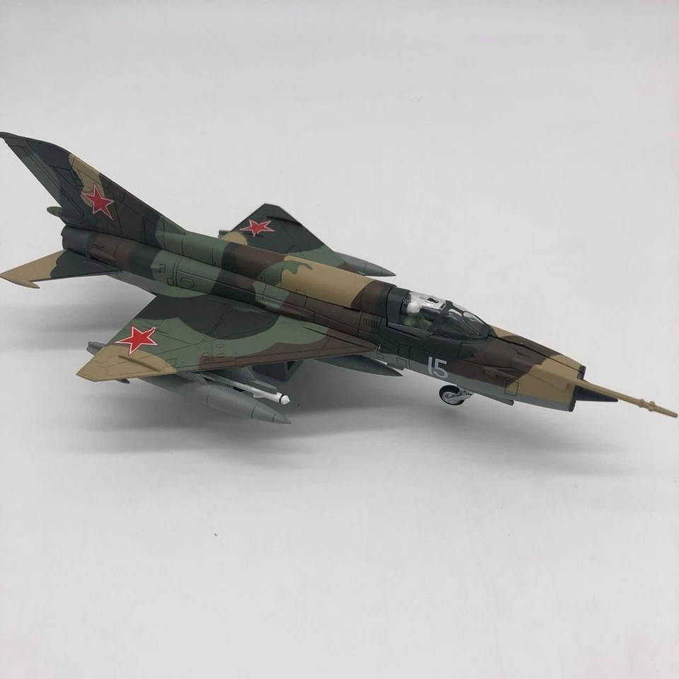 Modello pressofuso dell'aereo MIG-21 in scala 1:72 e supporto espositivo per - Immagine 3 di 4