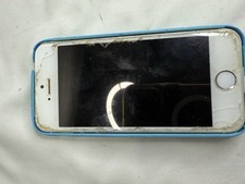 Apple iPhone 5S Silver A1533 Cracked At The Top