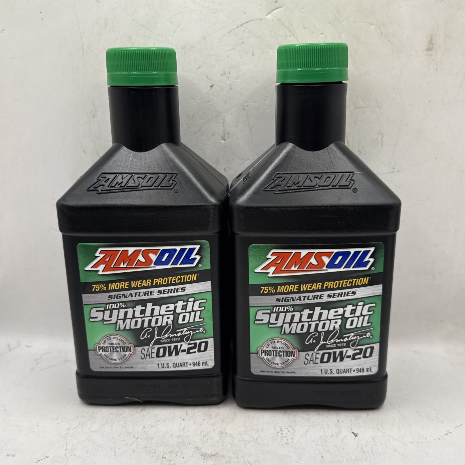 AMSOIL 0W-20 Signature Series Motor Oil | Full Synthetic ENGINE OIL 0w20 (3 Qts)
