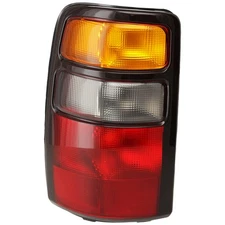 Halogen Tail Light For 2004-2006 Chevrolet Tahoe Left Amber/Clear/Red Lens