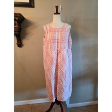 J. Jill Love Linen Women's Maxi Dress SZ XL Sleeveless  Summer Luxury Minimalist