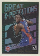 2019-20 Panini Donruss Great X-Pectations Green Flood Sekou Doumbouya #16 0g46