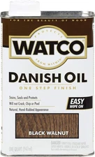 Watco 65341 Danish Oil Wood Finish, Quart, Black Walnut qt rust-oleum, 