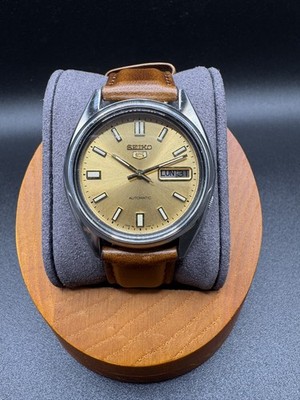 Seiko 5 7009 469R Automatik Armbanduhr Vintage Serviced Glas caseback 