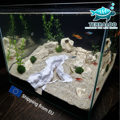 Terraloo Nerolith Hollow   Aquarium Cave | Aquascape Hide