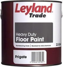 Leyland Trade Heavy Duty Floor Paint Frigate 2.5L Hardwearing Finish Paint