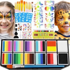 Face Painting Kit Professional for Adults,12 x 10g Split Cake Paint A