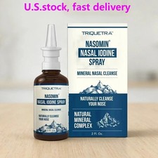 Nasomin Nasal Iodine Antiseptic Spray Mineral Nasal Cleanse Free Shipping