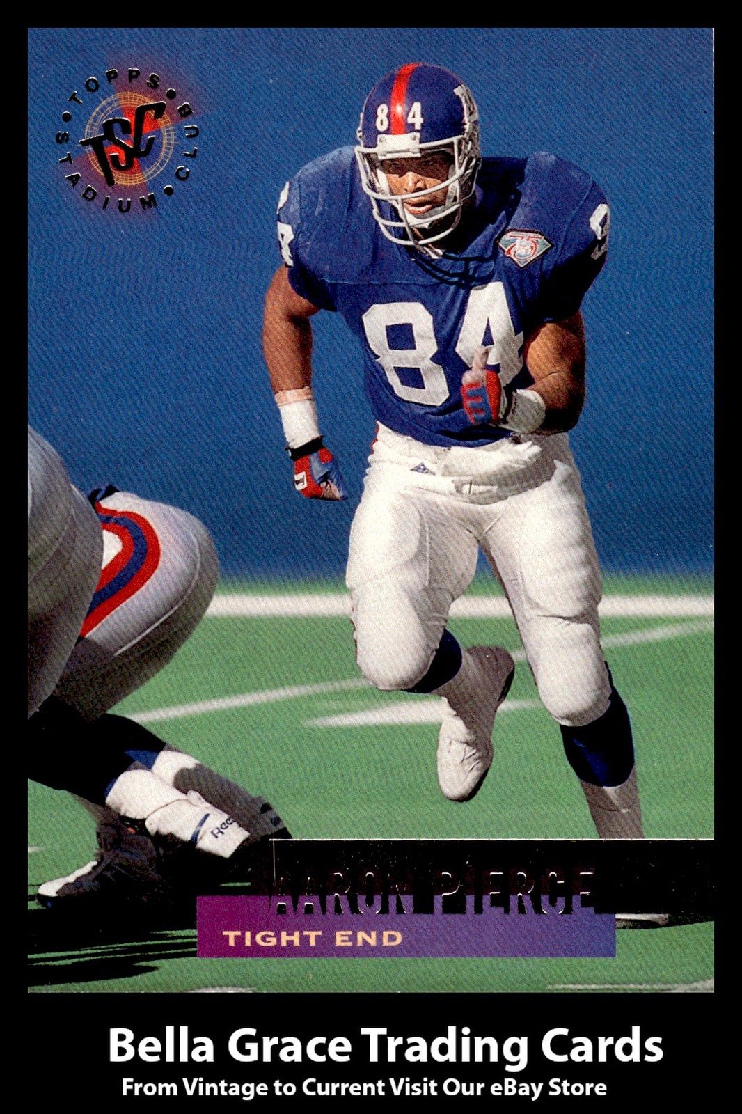 1995 Stadium Club Aaron Pierce #14 New York Giants NFL Football