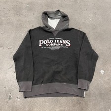 Polo Jeans Co Ralph Lauren Hoodie Mens Large Hoodie Sweatshirt Vintage 90s