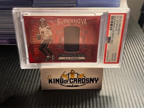 2024 Obsidian CJ Stroud Supernova SWT-RED  /75  #SNCSD – PSA 8 – Texans