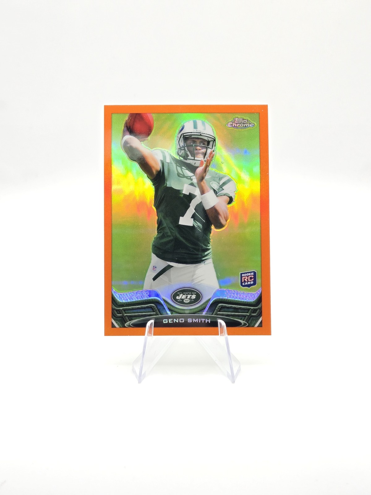 Geno Smith 2013 Topps Chrome RC Orange Refractors SP #21
