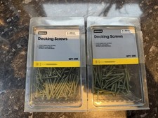 Homebase Decking Patio Wood Screws 50mm Two Boxes DIY Project Garden 