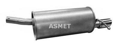 Rear Muffler ASMET 10.128
