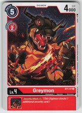 Greymon - ST1-07 (Tamer Party Promo) Promo Starter Deck 01: Gaia Red ST1-07 U LP
