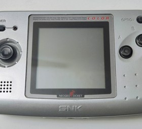 Neo Geo Pocket Color SNK Silver Console TESTED W New Batteries SEE DTLS