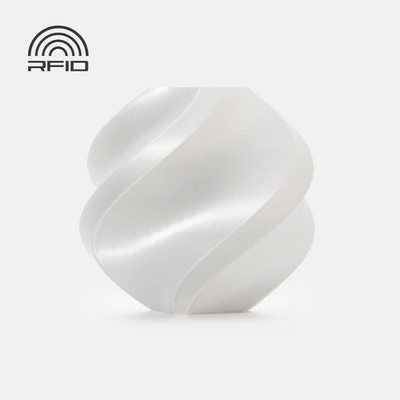 Bambu Lab PLA Silk+ Filament Weiß White 1kg 1,75mm 3D Drucker Prusa Creality