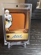 Parche Jumbo Arch Manning 2025 Silhouette autógrafo NIL Texas Longhorns 10/15