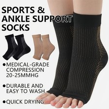 3Pairs Sooth Relief Compression Socks Reduce Swelling Neuropathy Diabetic Socks