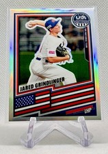 2026 Panini USA Stars & Stripes Jared Grindlinger Silver Prizm Parallel #91