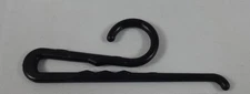 175 Qty. Black Plastic Non Slip Sock Hanger Clip Hook Retail Shopping Supply