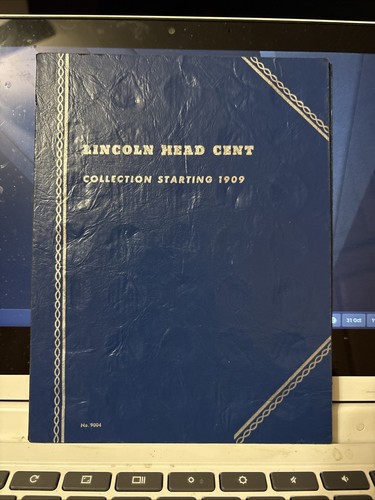 Whitman Folder Lincoln Cents First Edition Starting 1909 excellent cond. /1st