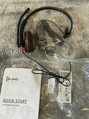 Plantronics PLT BLACKWIRE C3200 USB-A Headphones Headset Single Ear Mono
