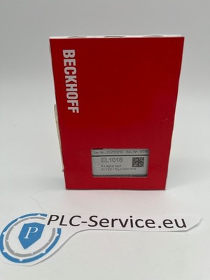 Beckhoff EL1018 - EtherCAT-Klemme, 8-Kanal-Digital-Eingang 24 V DC 10µs, EL 1018