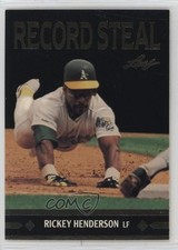 1991 Leaf Gold Leaf Rookies Bonus Rickey Henderson #BC26 HOF 10ou