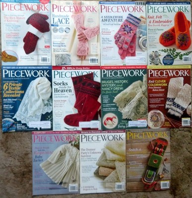 PIECEWORK Magazine - Eleven (11) Issues from 2017-2019