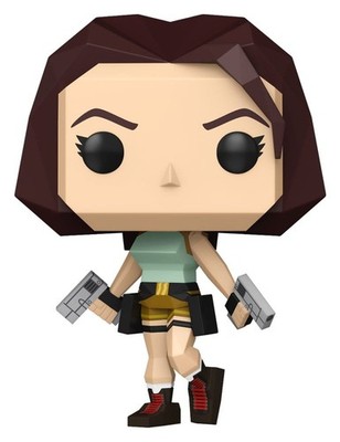 Tomb Raider Funko POP! Games Vinyl Figur Lara Croft (Polygon) 9 cm