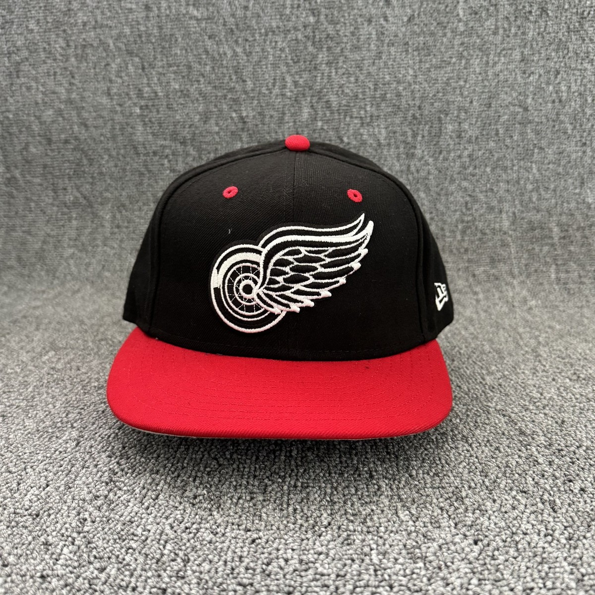 New Era Detroit Red Wings NHL Snapback Hat Black Red White
